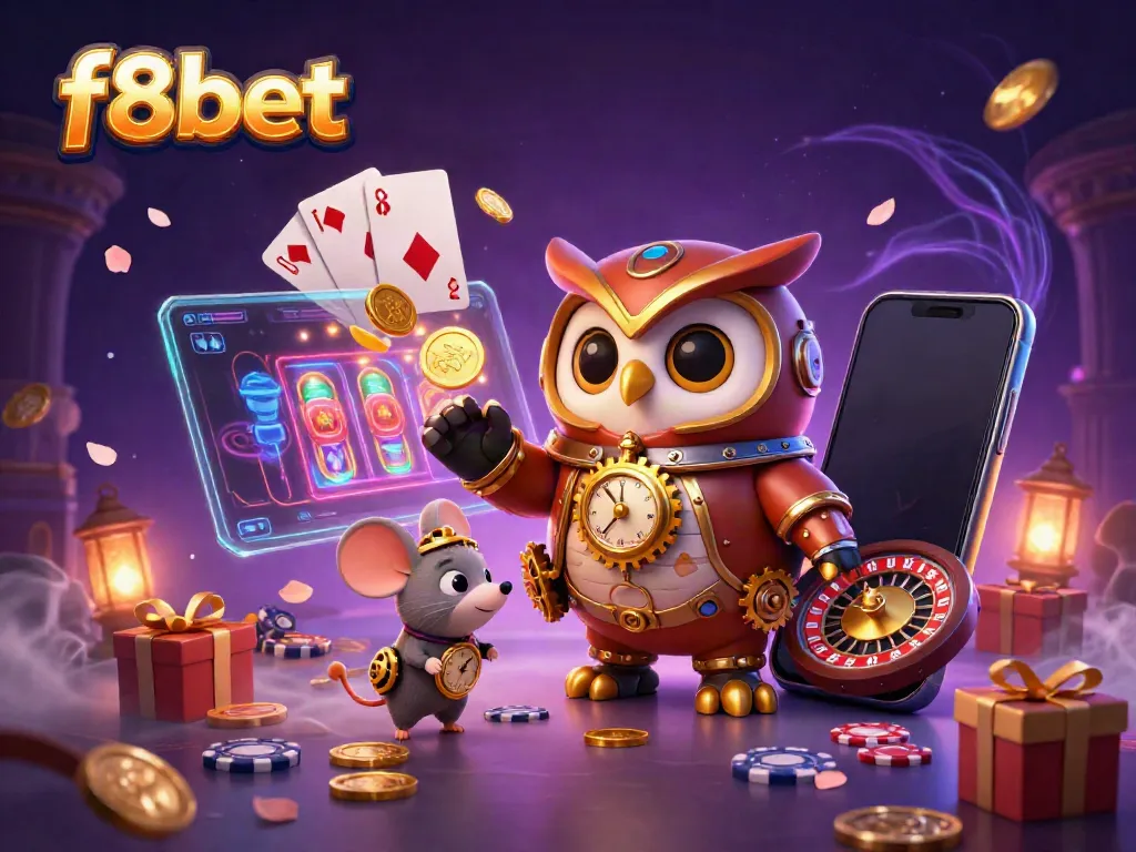 Experience thrilling slots and poker dynamics with f8bet in a vibrant 3D casino world.