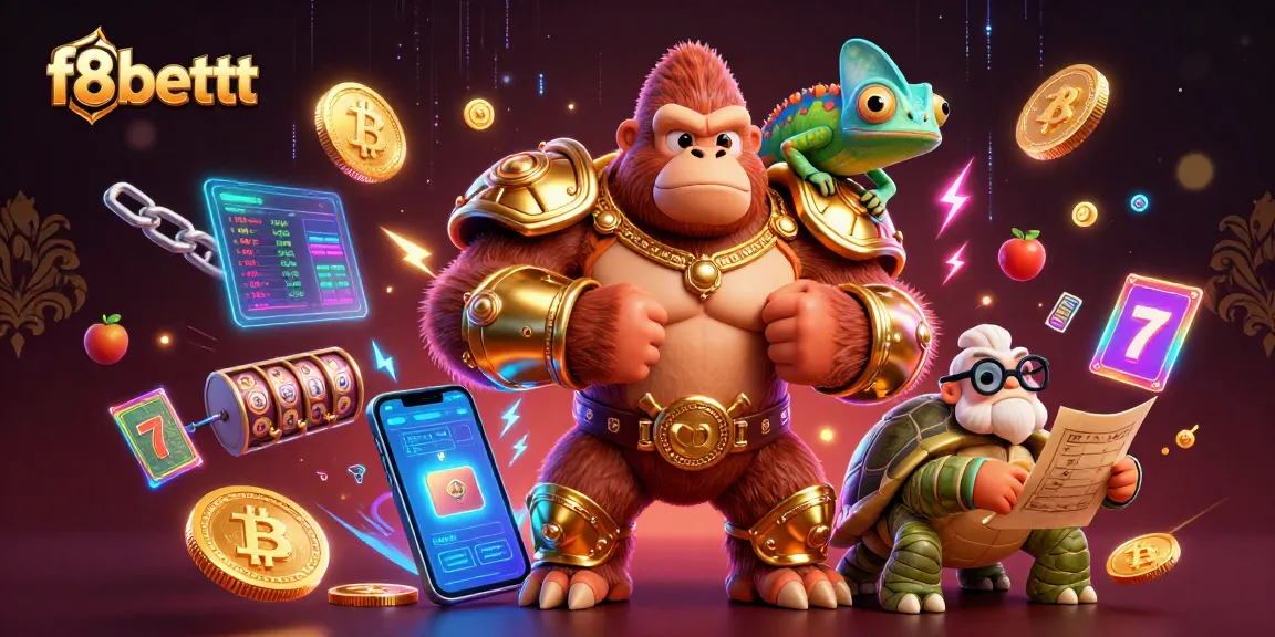 Experience thrilling gaming moments at f8bettt with vivid slot scenes, crypto elements, and a dynamic 3D cast.