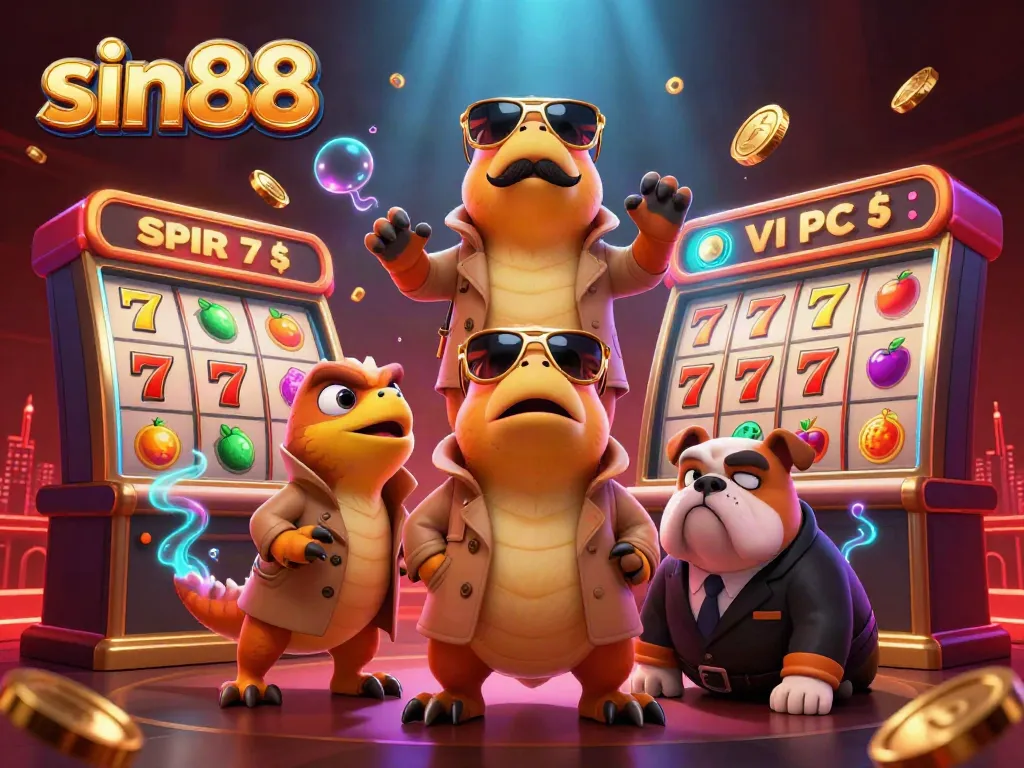 Experience thrilling entertainment at sin88 with raptors sneaking into a VIP casino lounge.