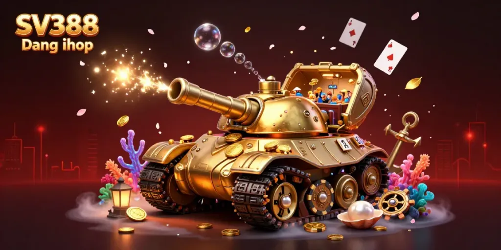 Experience SV388 Đăng nhập with an immersive casino scene featuring unique gaming elements.