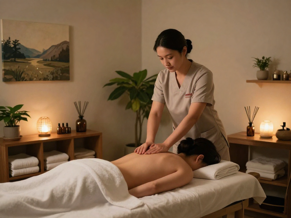 Enjoy a blissful 파주출장안마 experience with massage therapy in a serene setting.