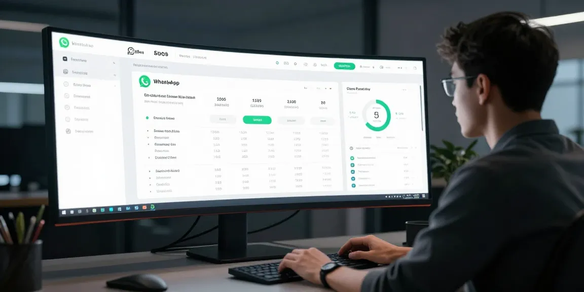 WhatsApp网页版 as an AI tool in a professional environment showcasing automation and SaaS platform capabilities.