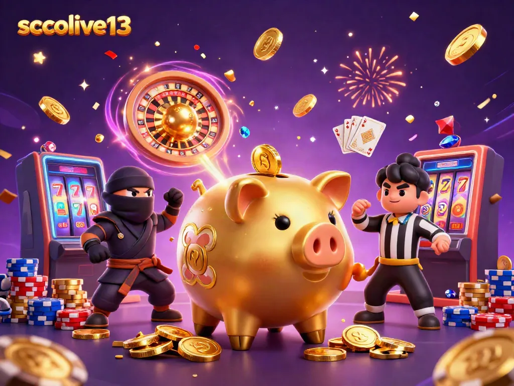 Engaging scene with socolive13 characters illustrating high-stakes gambling excitement with vibrant elements.