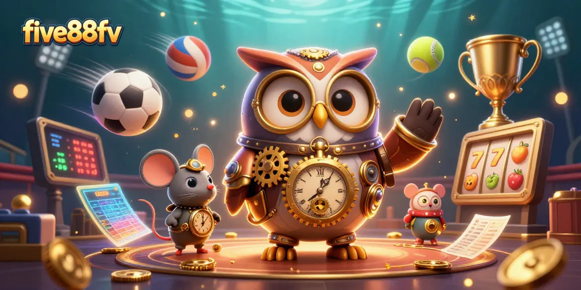 Engage with five88fv casino action featuring a steampunk owl, thrilling sports elements, and dynamic gameplay.