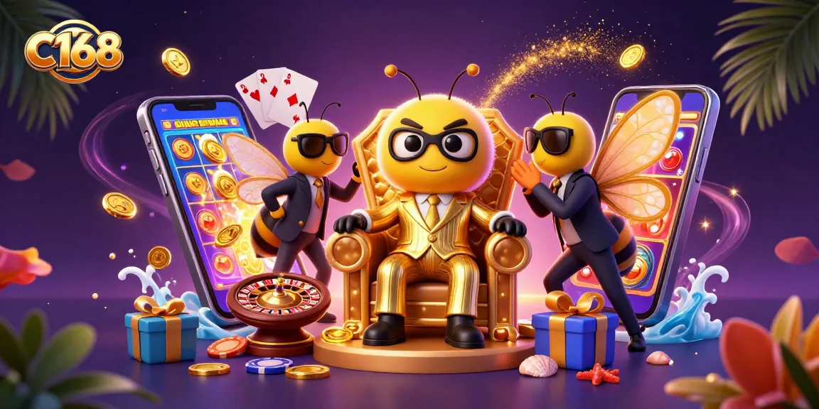 C168 players enjoy vibrant online gaming with immersive character-driven illustrations showcasing excitement and action