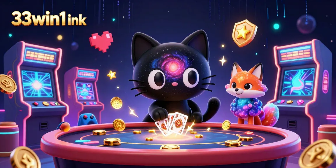 Engage with the thrilling casino world of 33win1 ink, where vibrant characters pull in golden chips and cards.