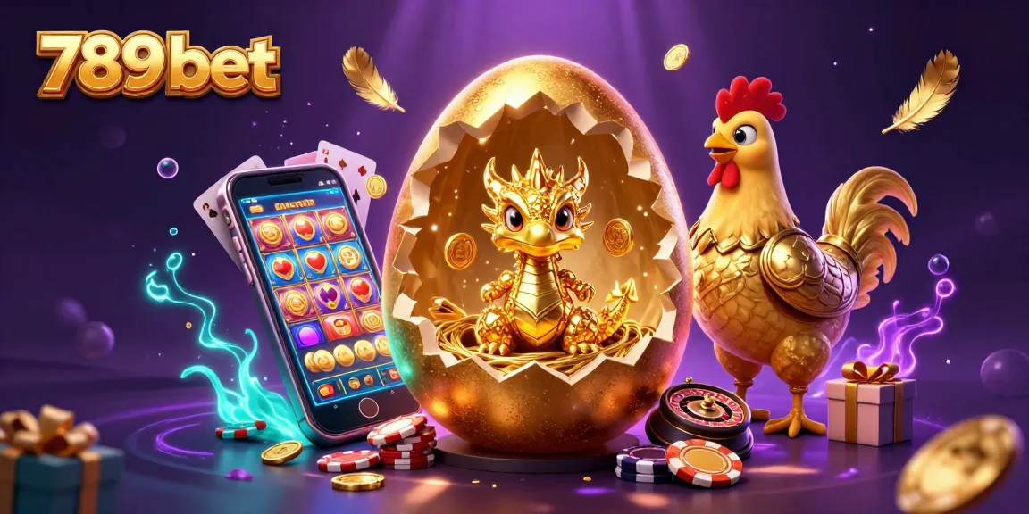Engage with 789 bet in a vivid illustration featuring golden dragon and casino elements, capturing excitement.