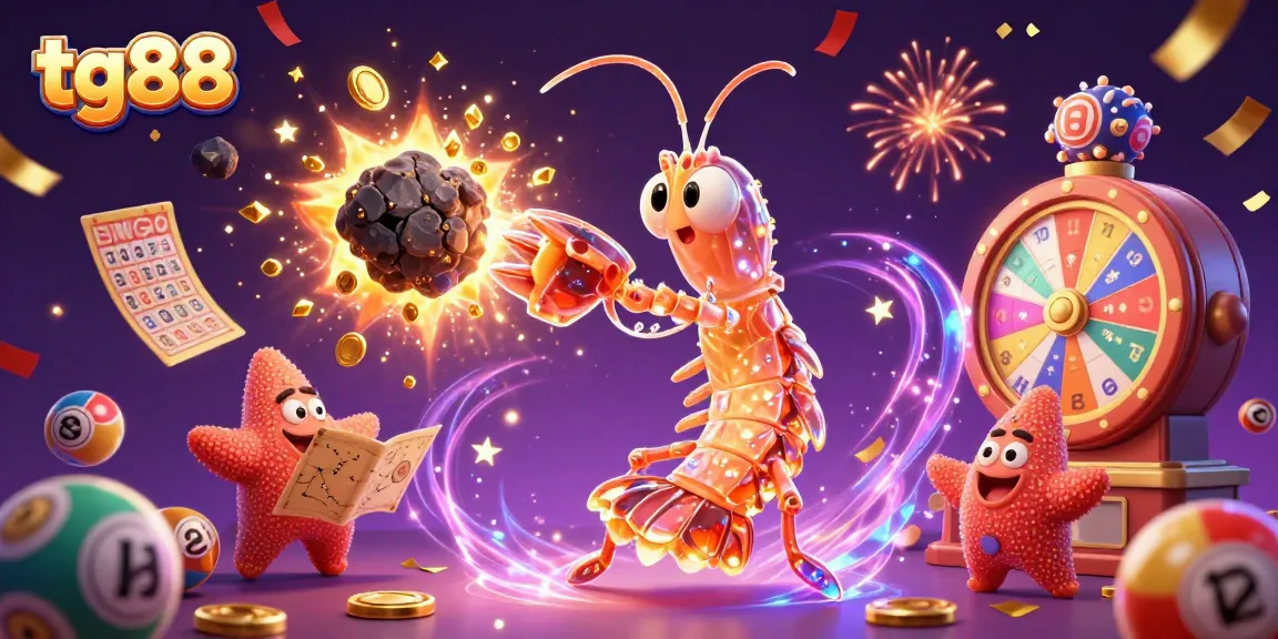 Join tg88 in this thrilling casino scene filled with dynamic prizes, excitement, and energy!
