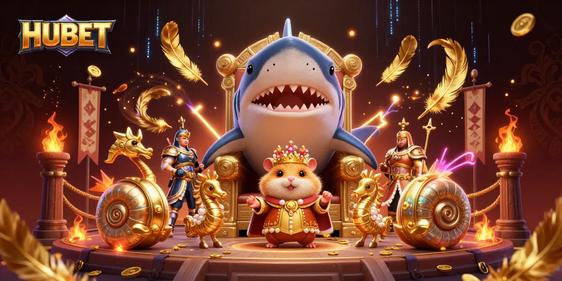 Engage with HUBET's thrilling online casino adventures featuring a hamster king and unique game elements.