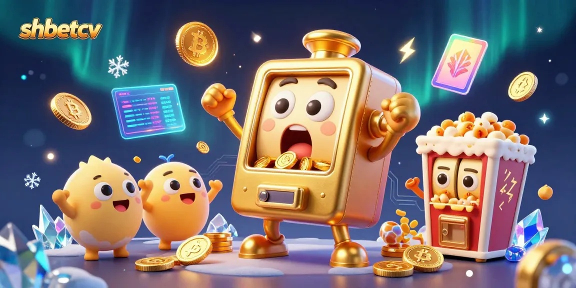 Experience the thrilling jackpot excitement at shbetcv, featuring a joyful golden slot machine.