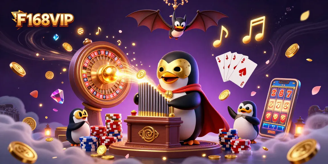 Boost your winnings with F168VIP's vibrant casino experience amid cascading coins and ornate poker chips.