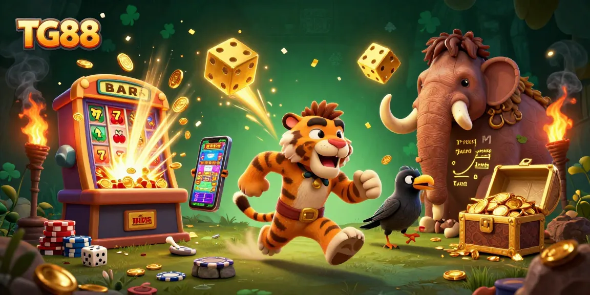 TG88 offers thrilling casino games with vibrant characters and exciting jackpots available.
