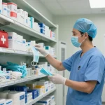 Medical Supplies inventory management in a professional healthcare setting